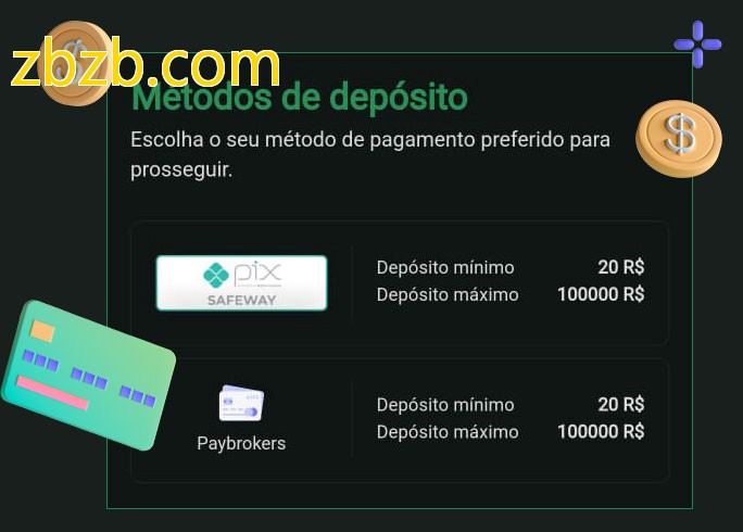 O cassino zbzb.combet oferece uma grande variedade de métodos de pagamento