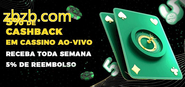 Promoções do cassino ao Vivo zbzb.com